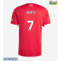 Liverpool Florian Wirtz #7 Hjemmedrakt 2025-26 Kortermet